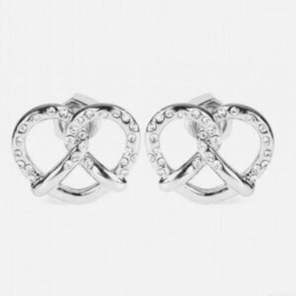 Marc by Marc Jacobs Salty Pretzel Stud Earrings NWT - Picture 1 of 3
